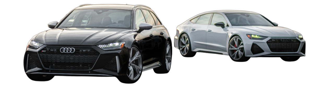 Illustration véhicule sportif Audi RS